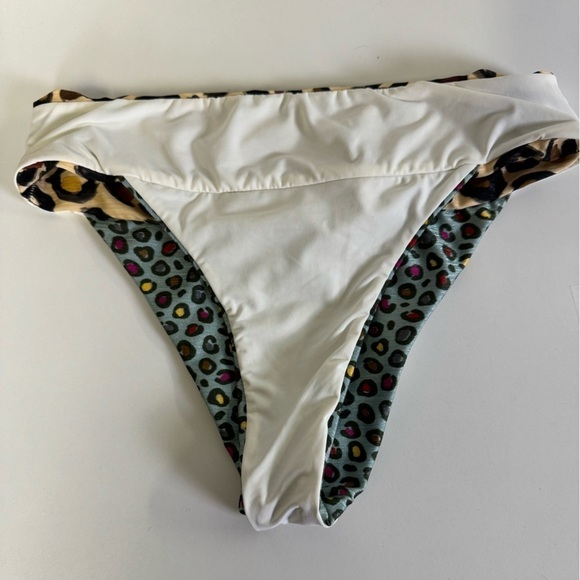 Farm Rio Multi-Colored Leopard Bikini Bottom Size XS - Picture 4 of 8